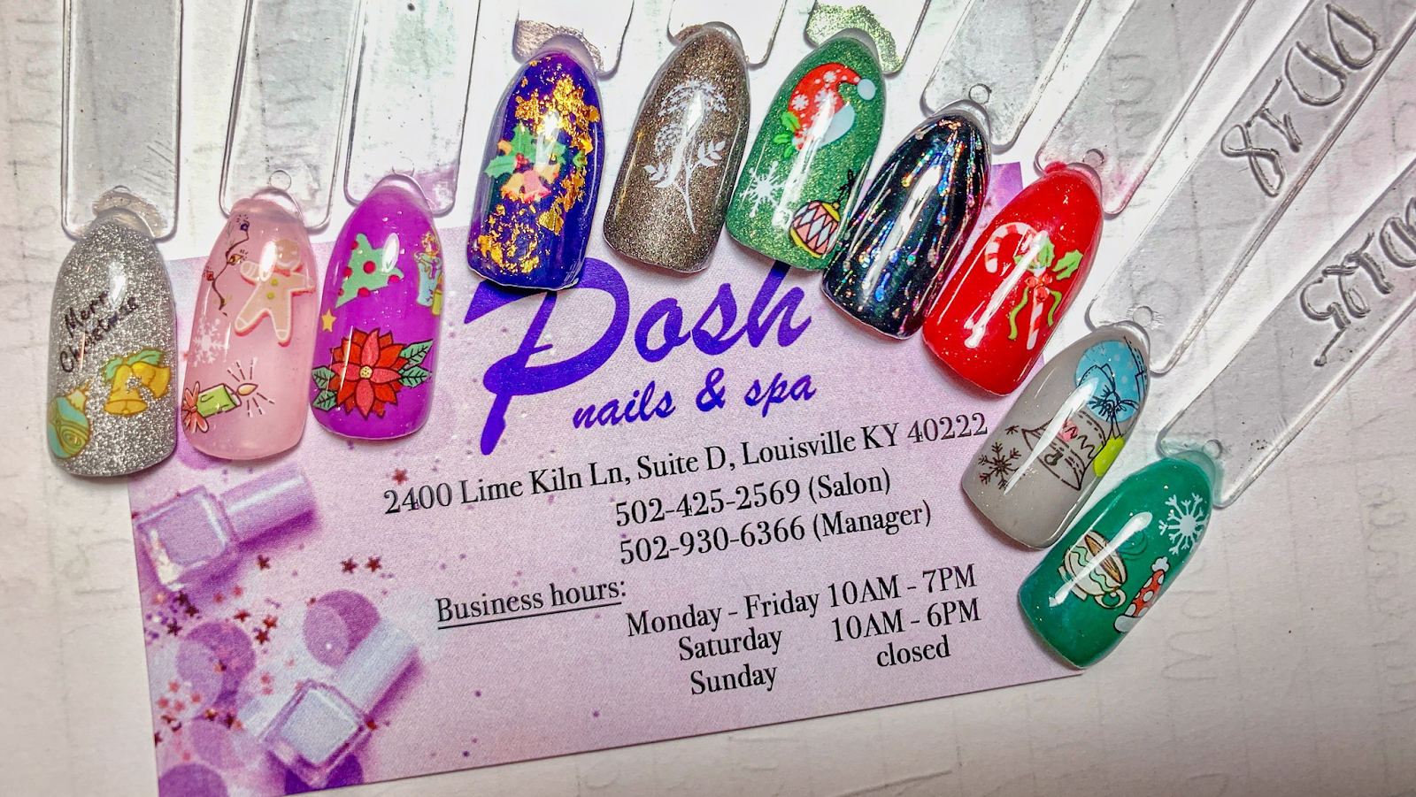 Posh Nails & Spa logo